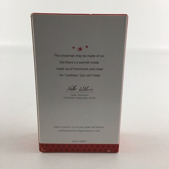 Hallmark Keepsake Christmas Tree Ornament Cool Icicles Snowman New 2013 2a - Picture 3 of 6